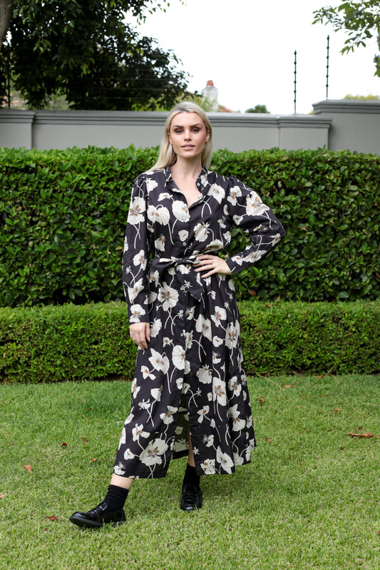 Camelot Dress Black / Cream