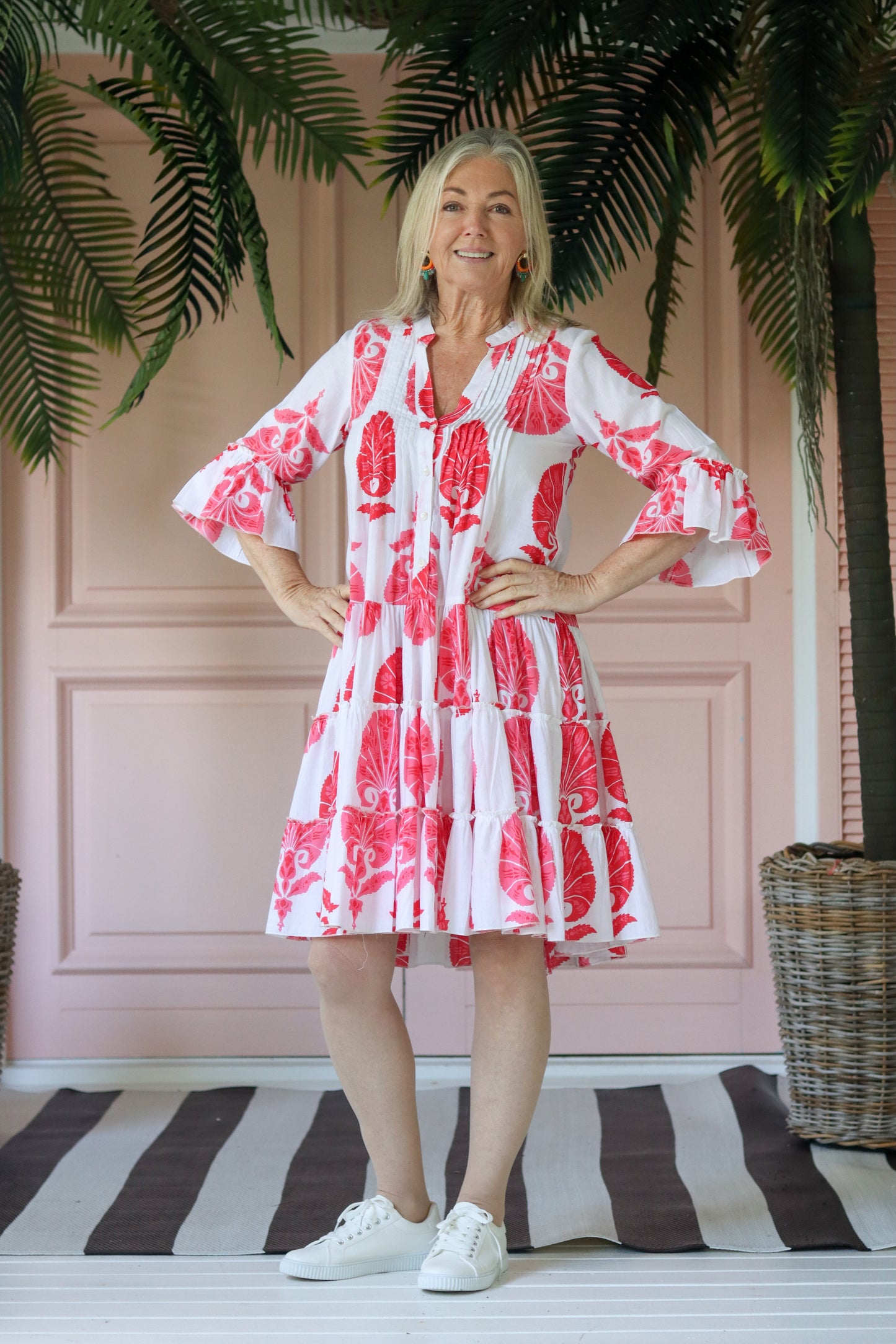 Athens Boho Dress Pink