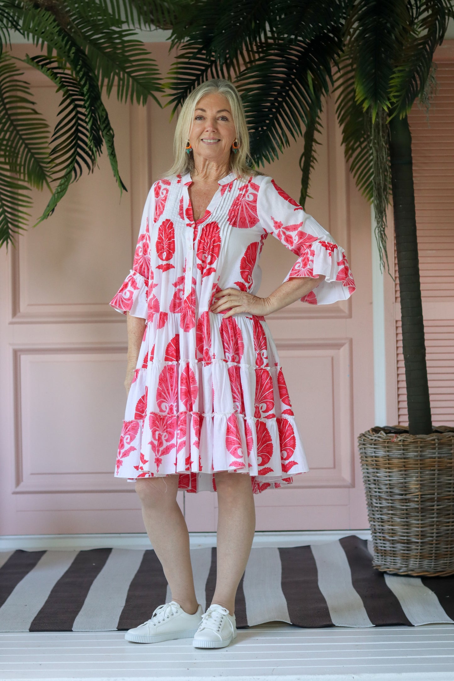 Athens Boho Dress Pink