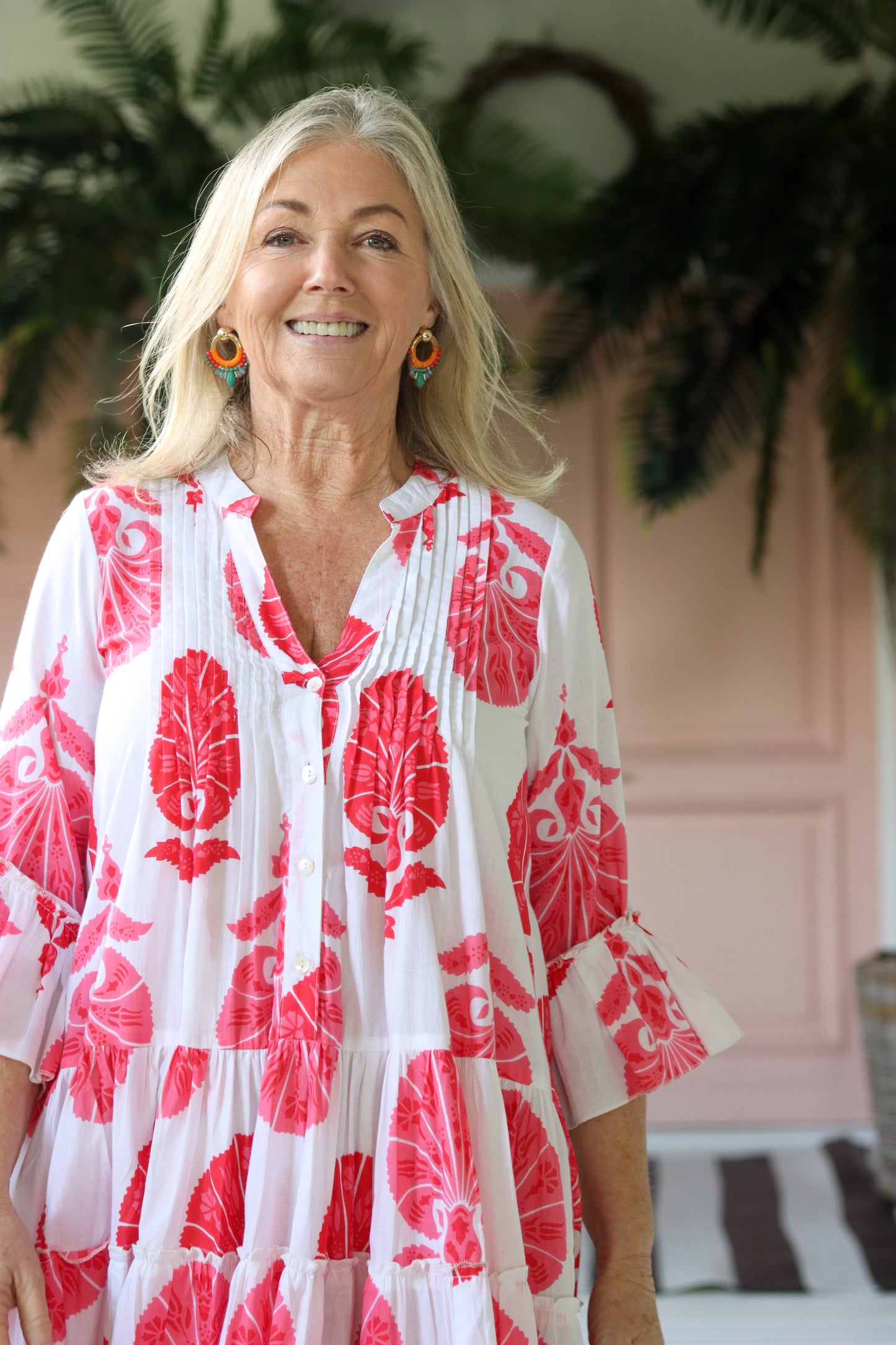 Athens Boho Dress Pink