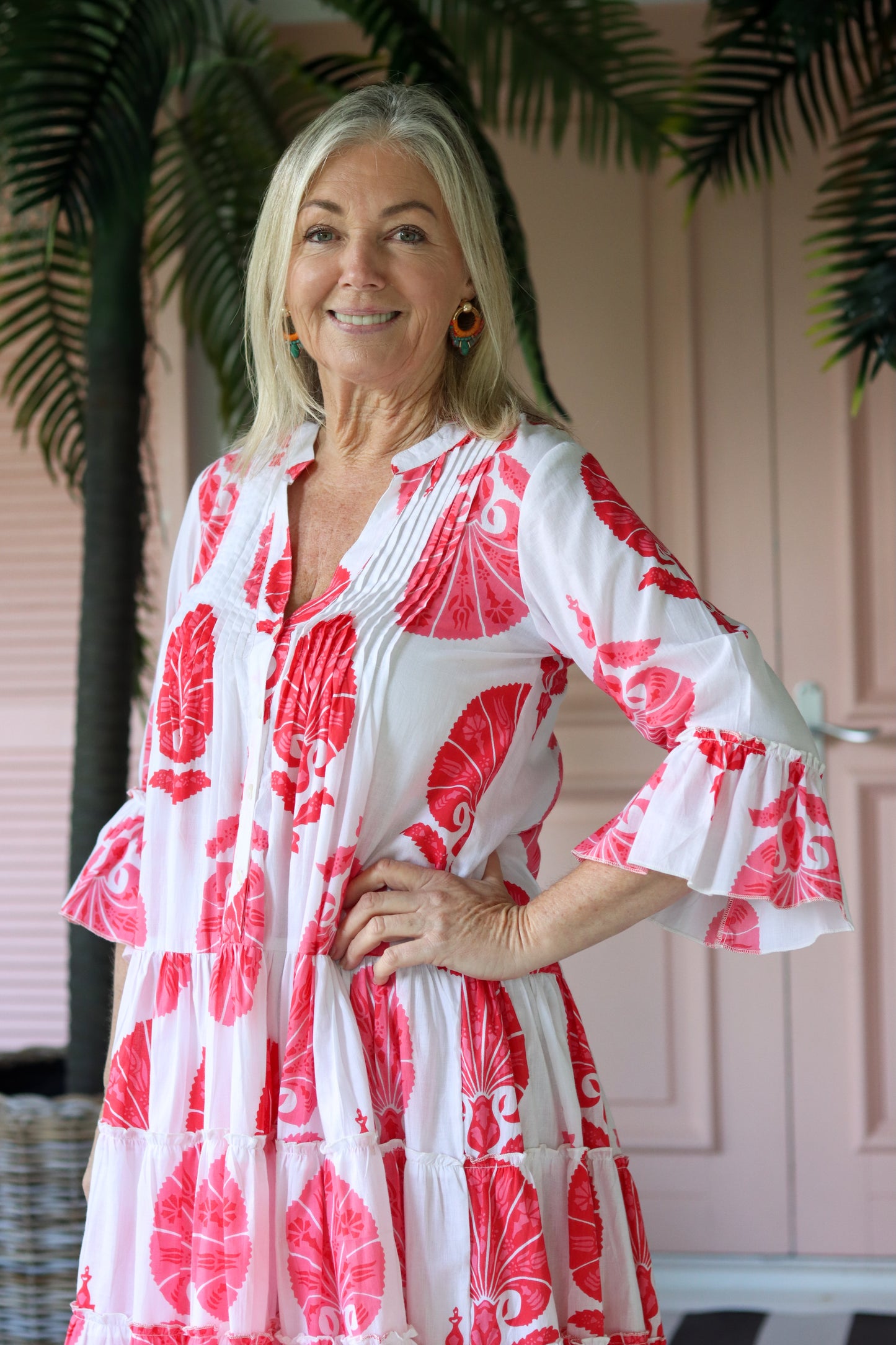 Athens Boho Dress Pink