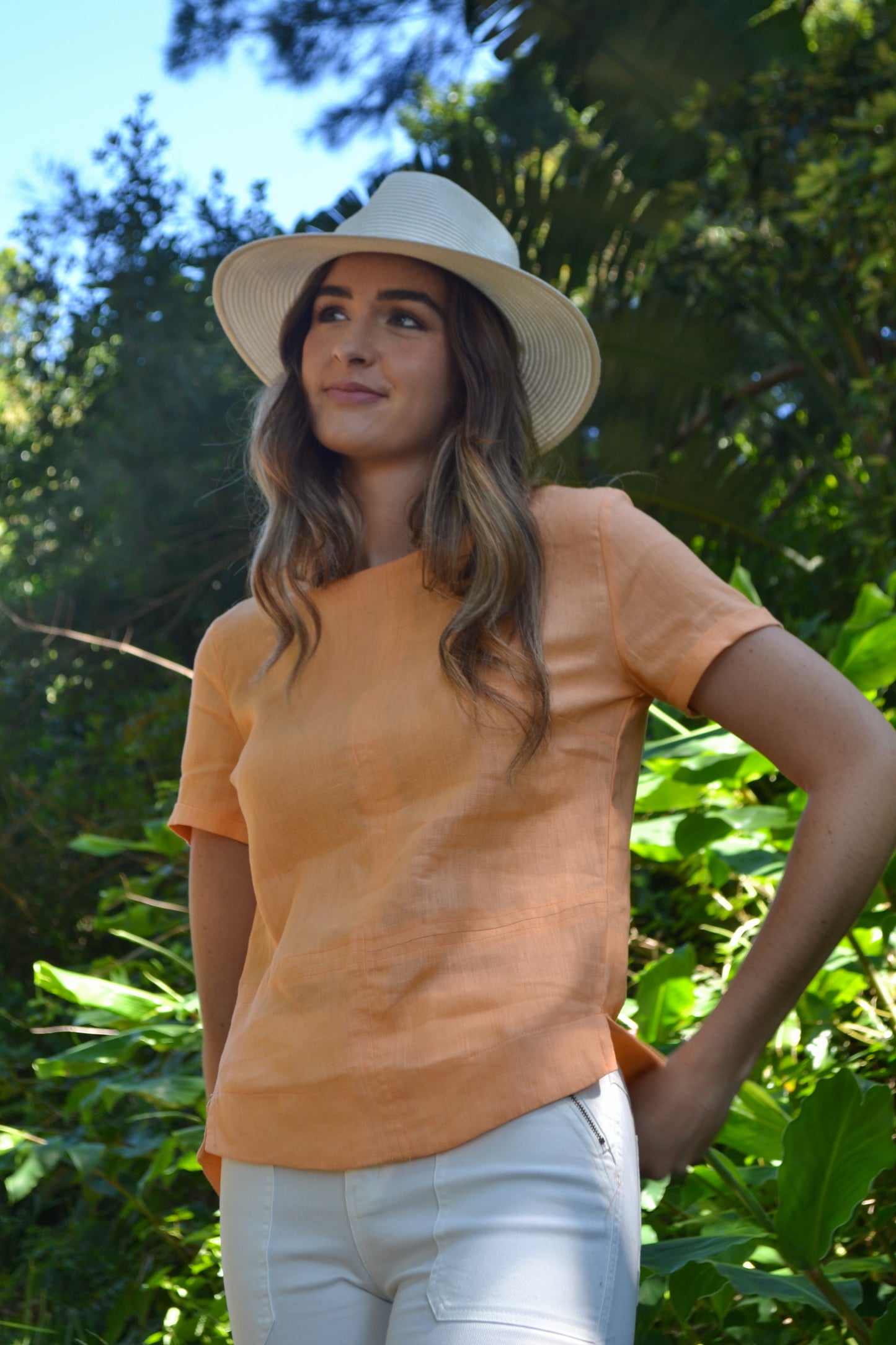 Gerry Fedora Sun Hat Ivory