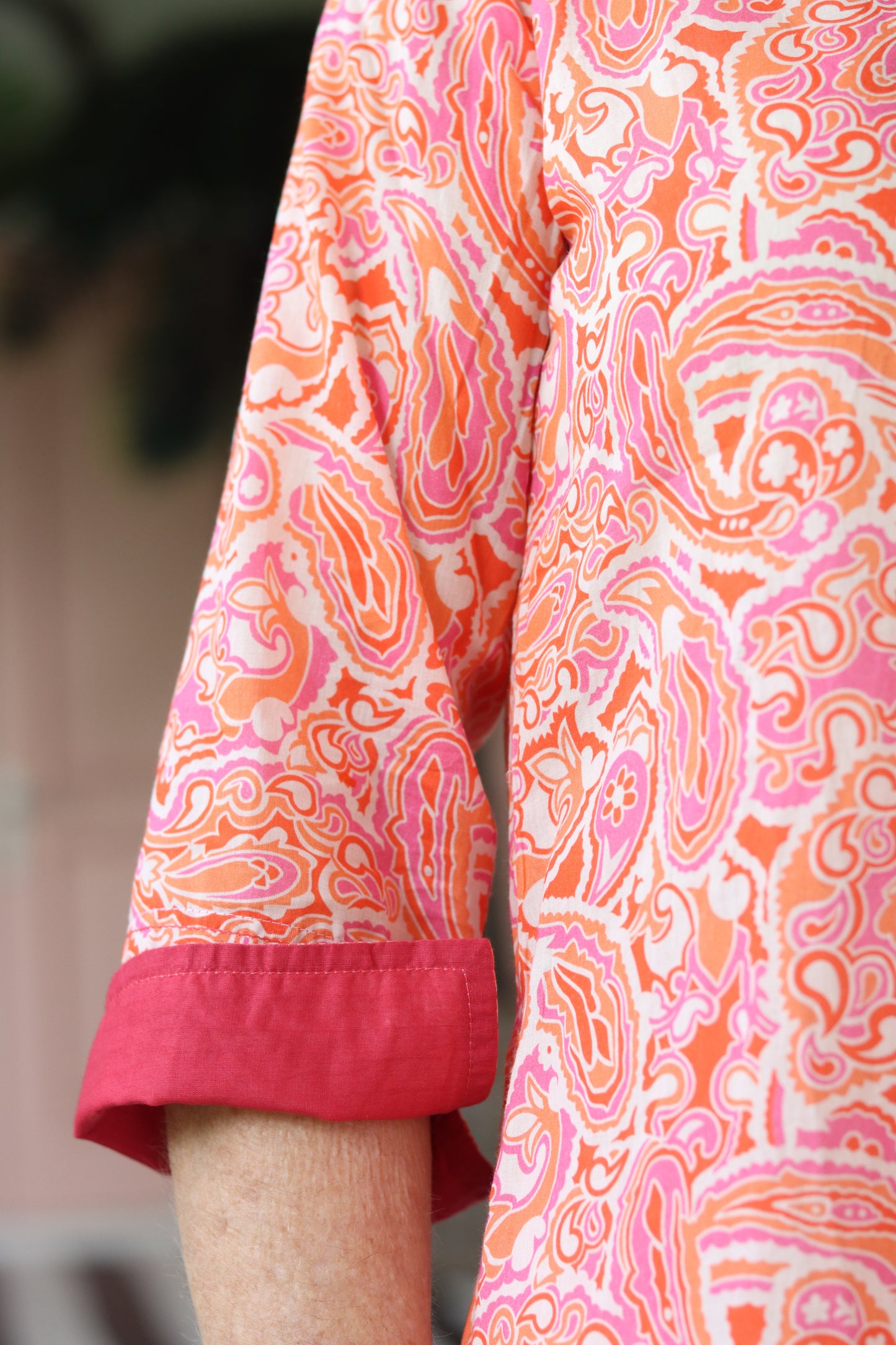 Tina Tassle Dress Orange & Pink