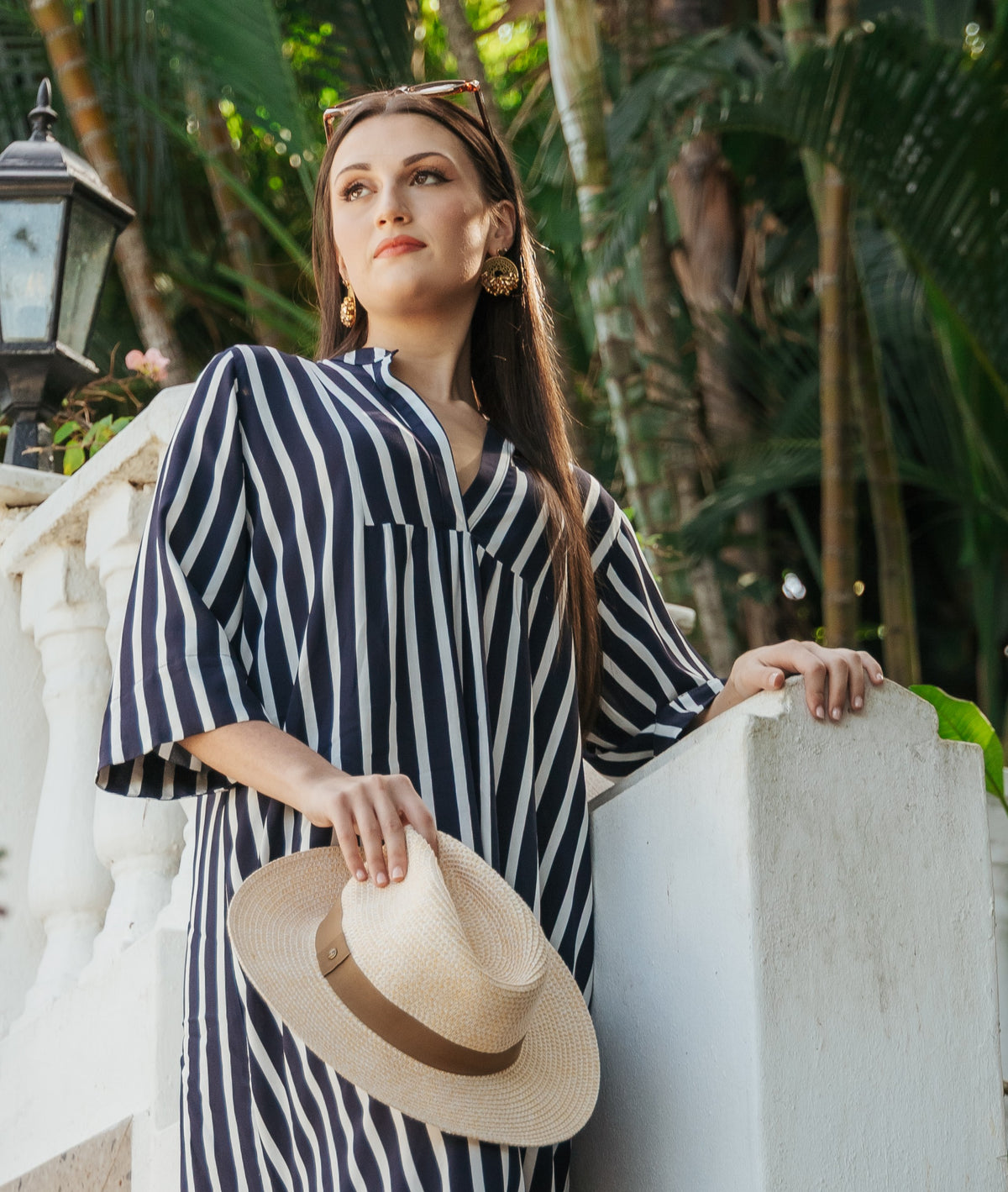 Dolce Kaftan Navy Stripe