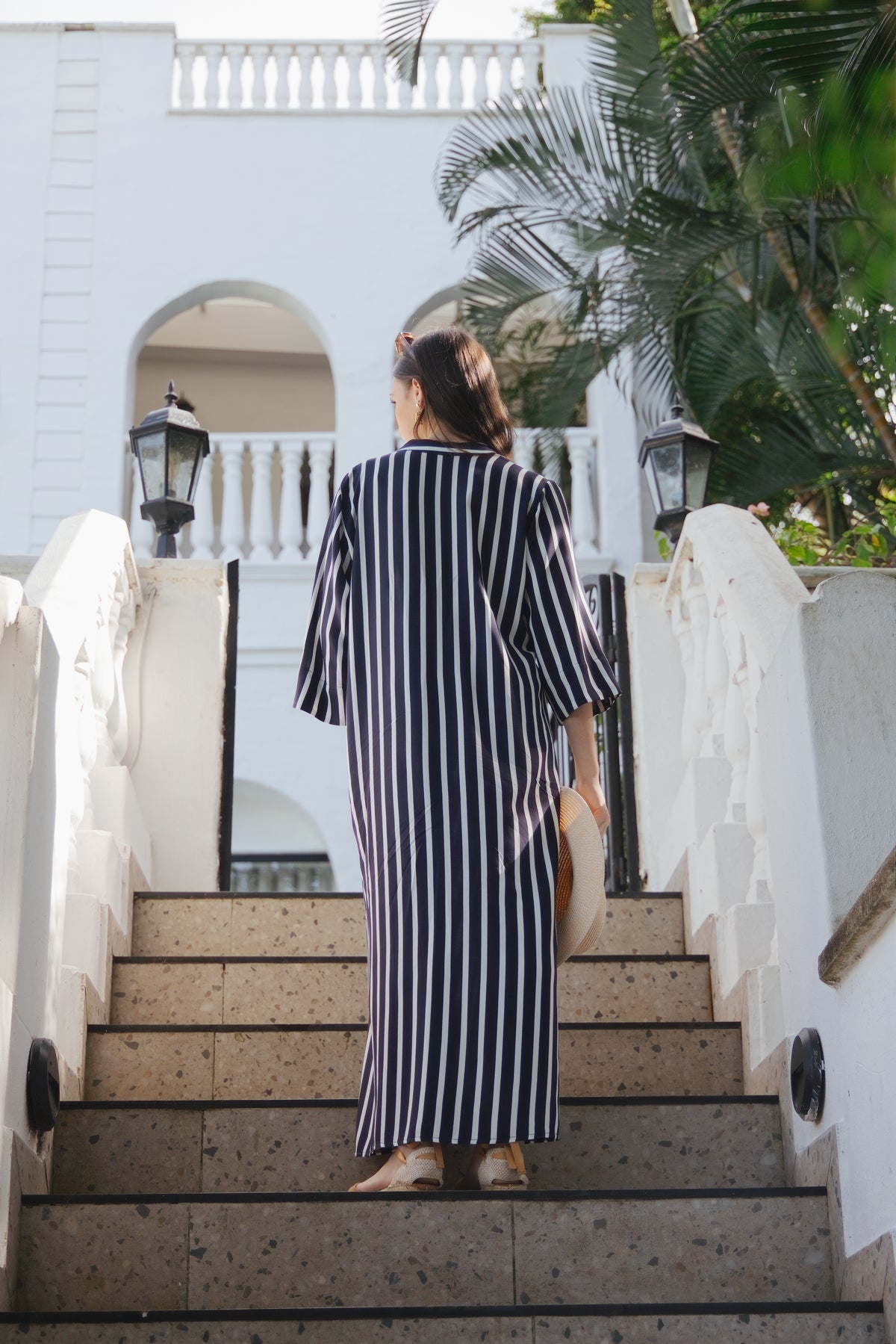 Dolce Kaftan Navy Stripe