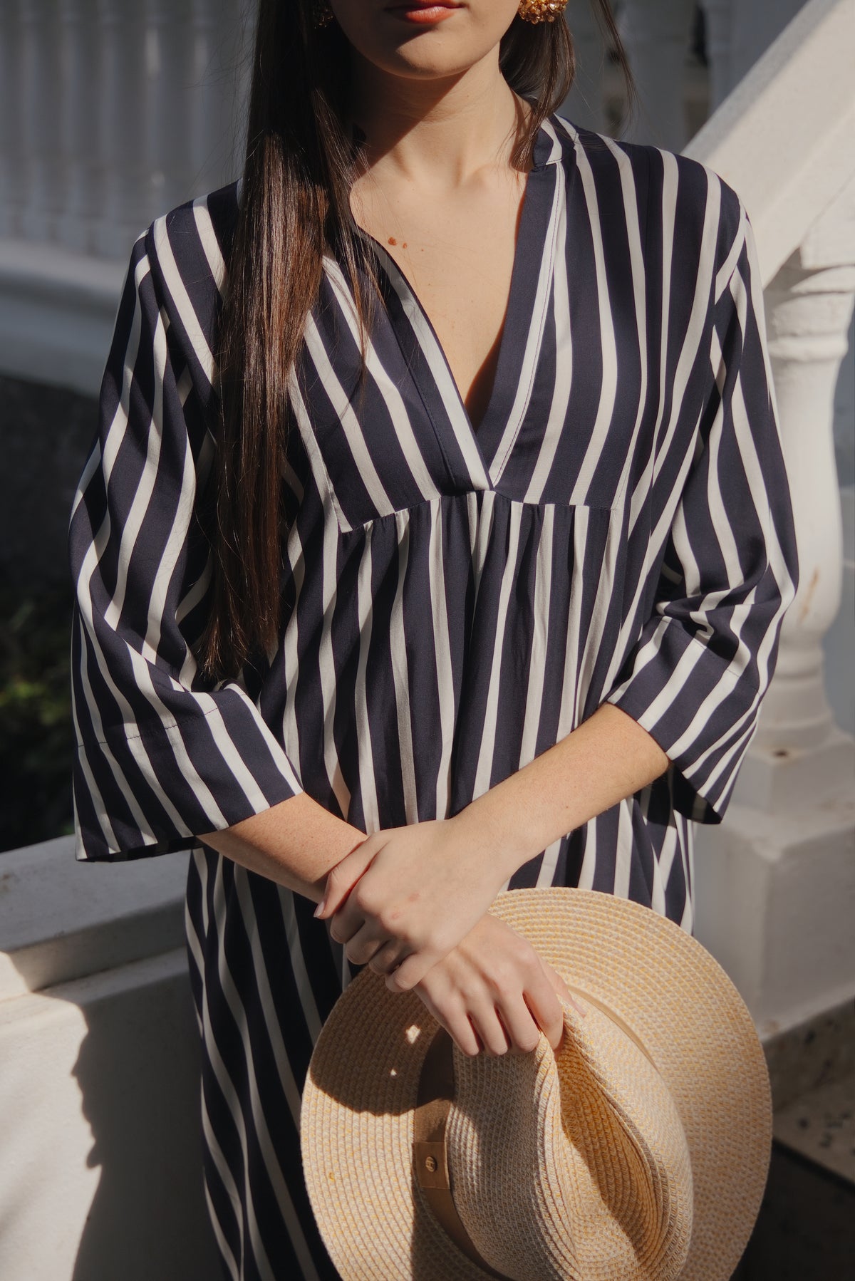 Dolce Kaftan Navy Stripe