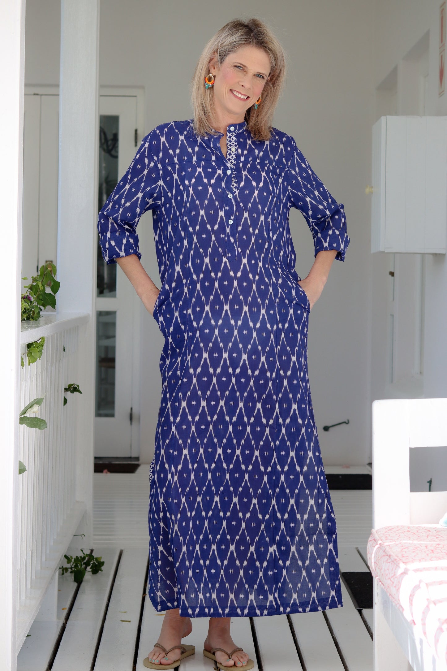 Jaipur Tunic Dress Blue