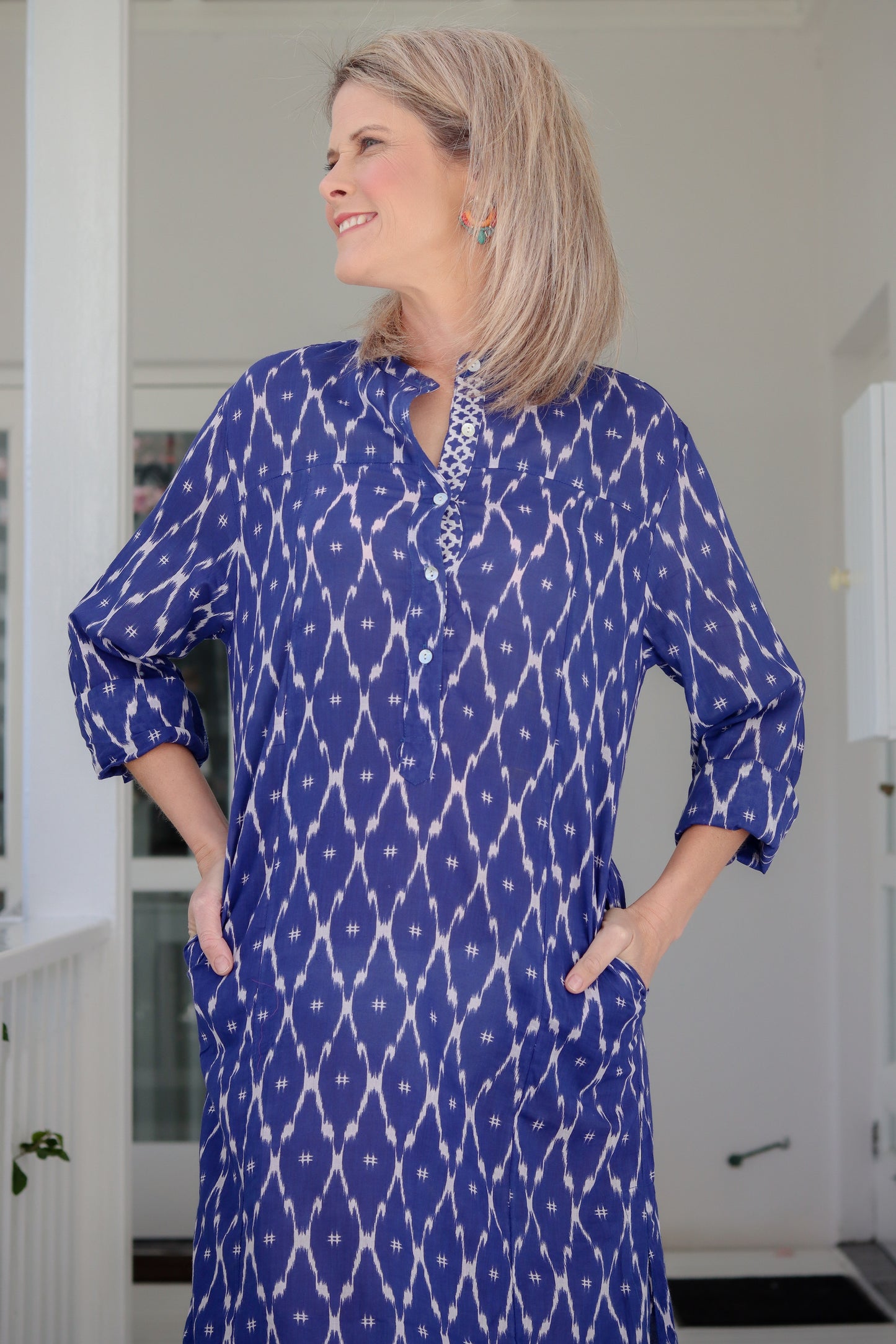 Jaipur Tunic Dress Blue