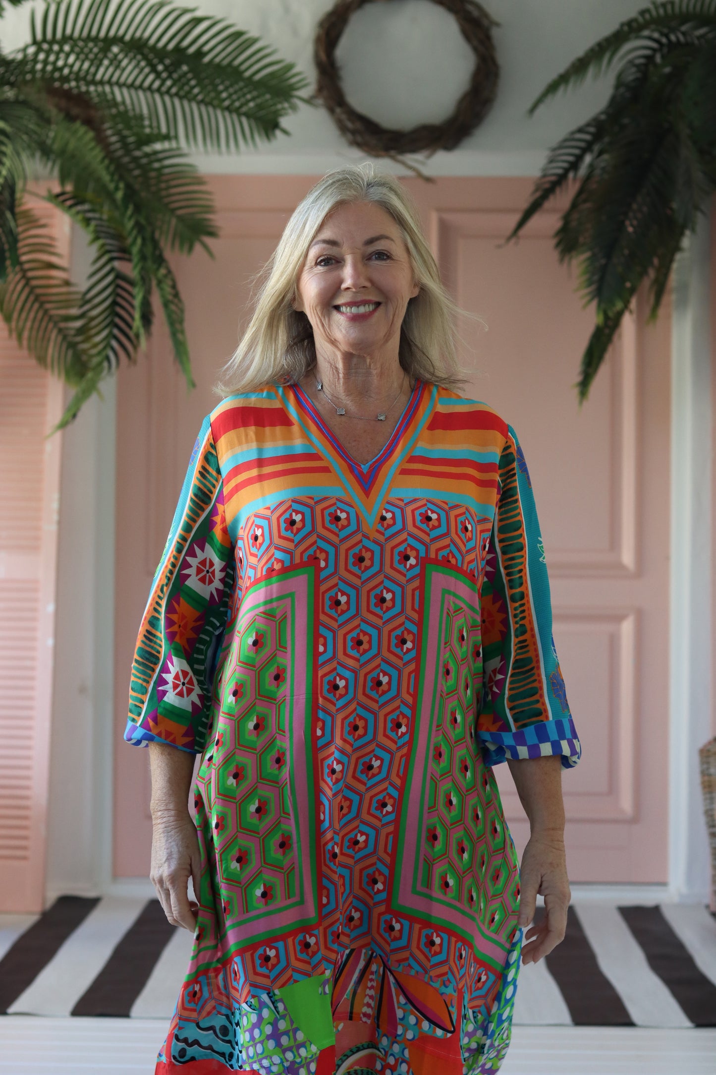Plett Kaftan Patchwork Tropical