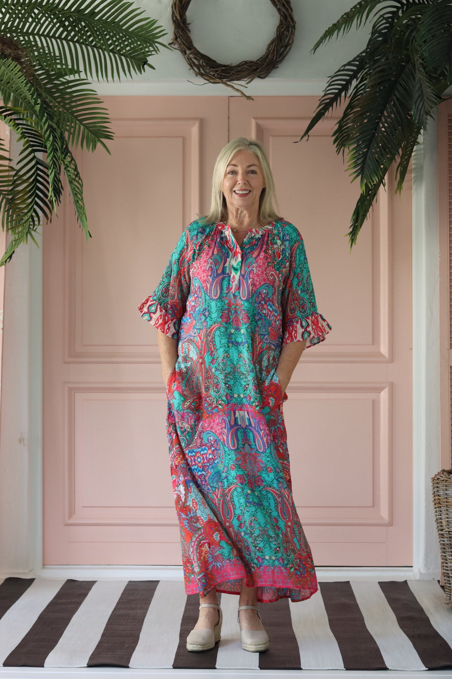 Ava Dress Fuschia Fiesta