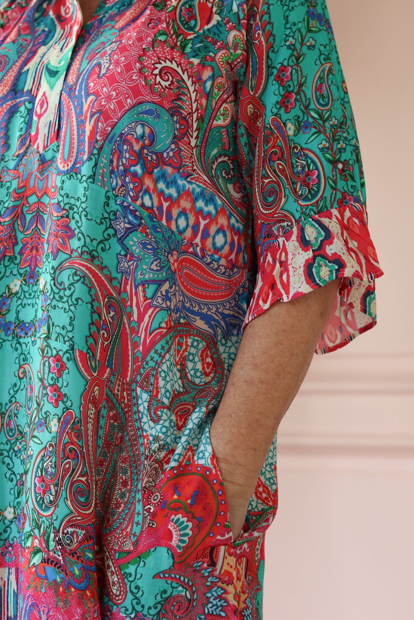 Ava Dress Fuschia Fiesta