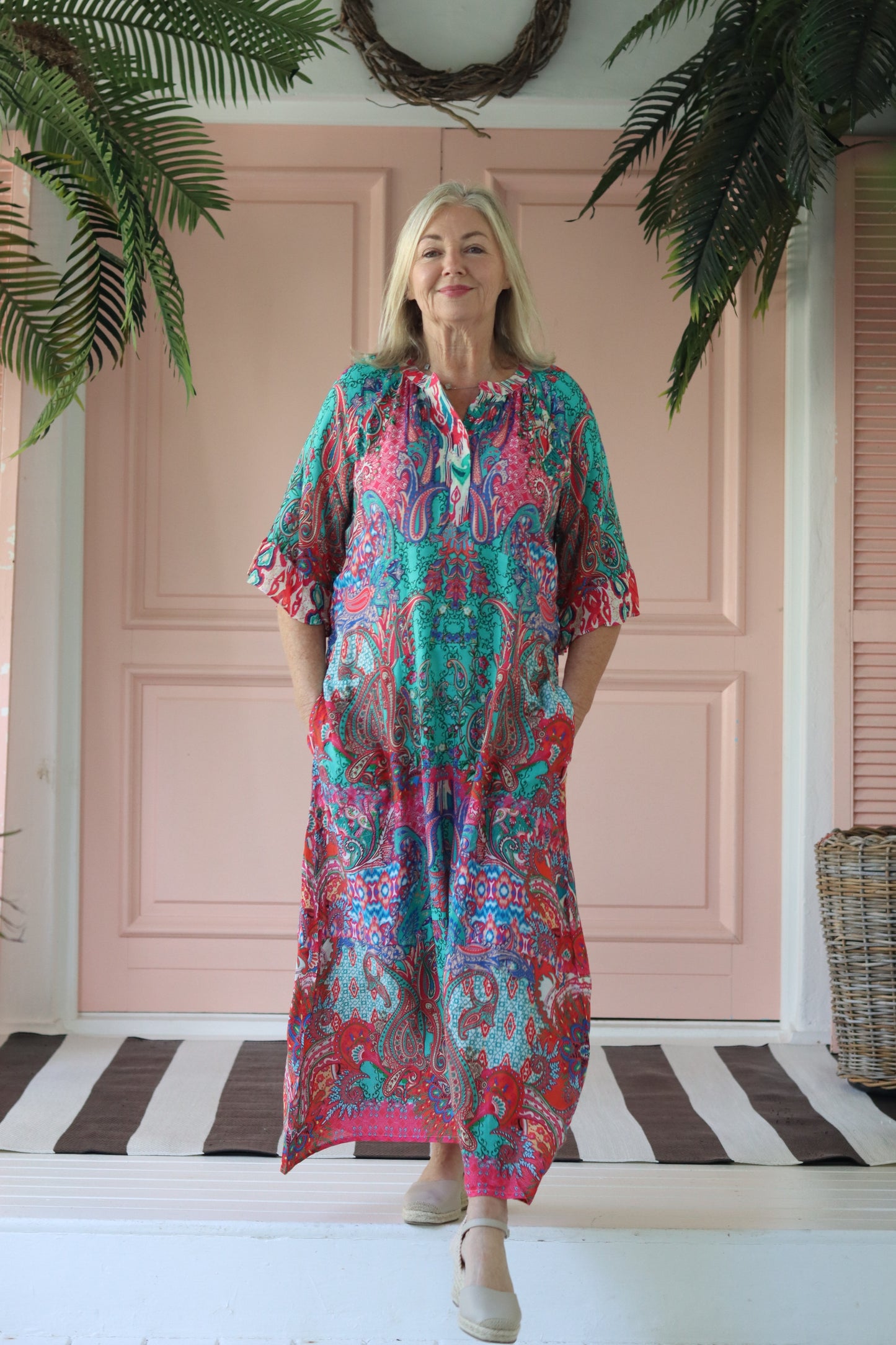 Ava Dress Fuschia Fiesta