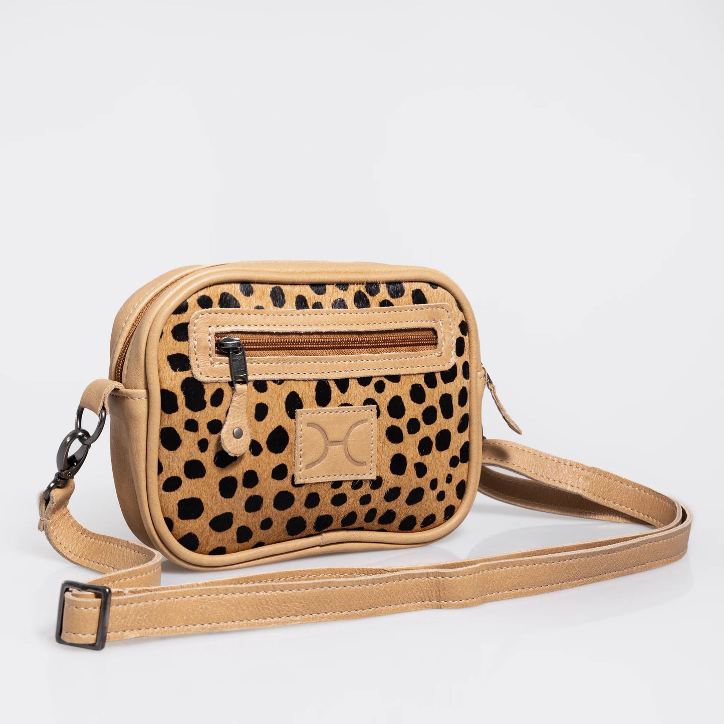 Lipstick Bag Hazelnut Cheetah Beige