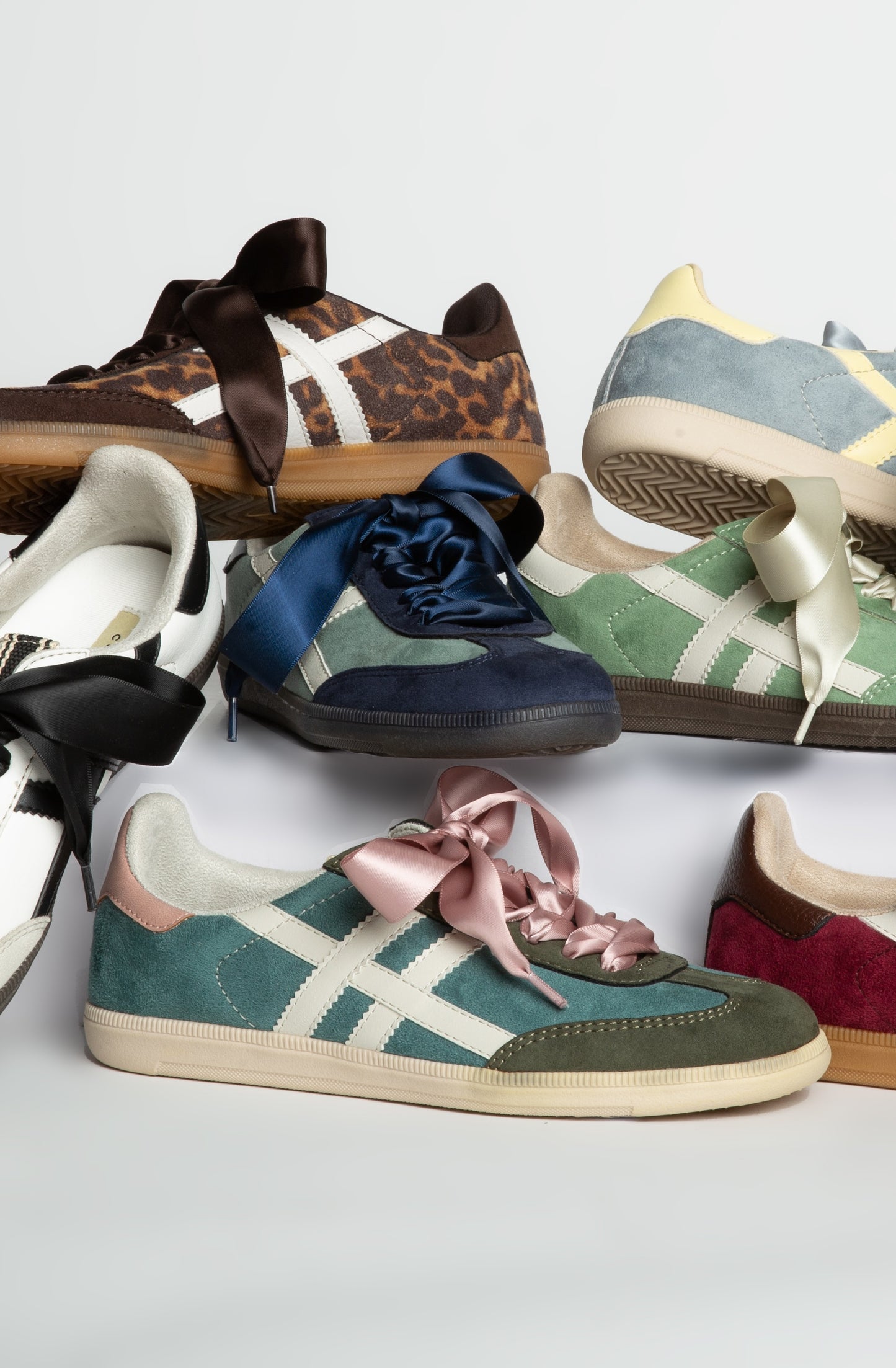 Corina Pink & Green Sneaker