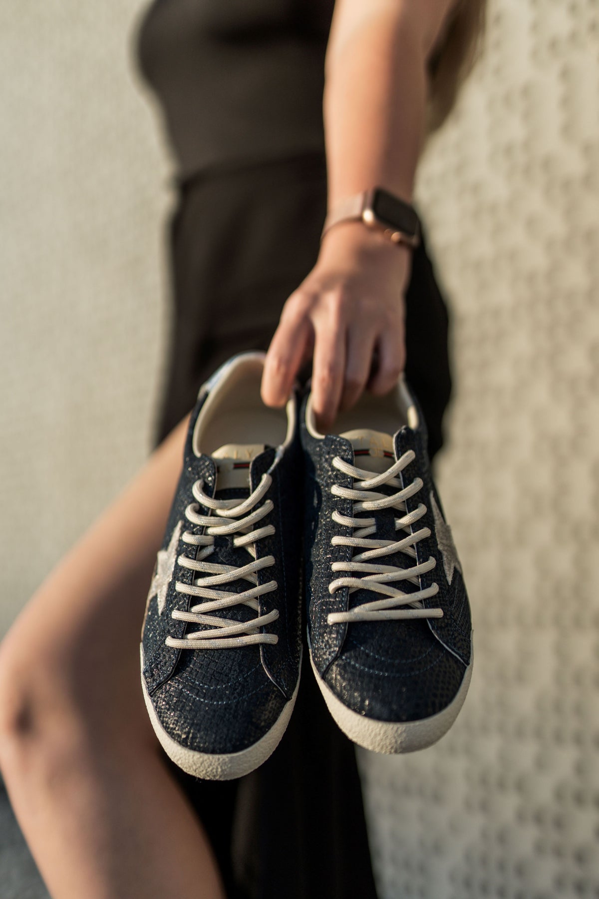 Vespa Sneaker Navy Snake