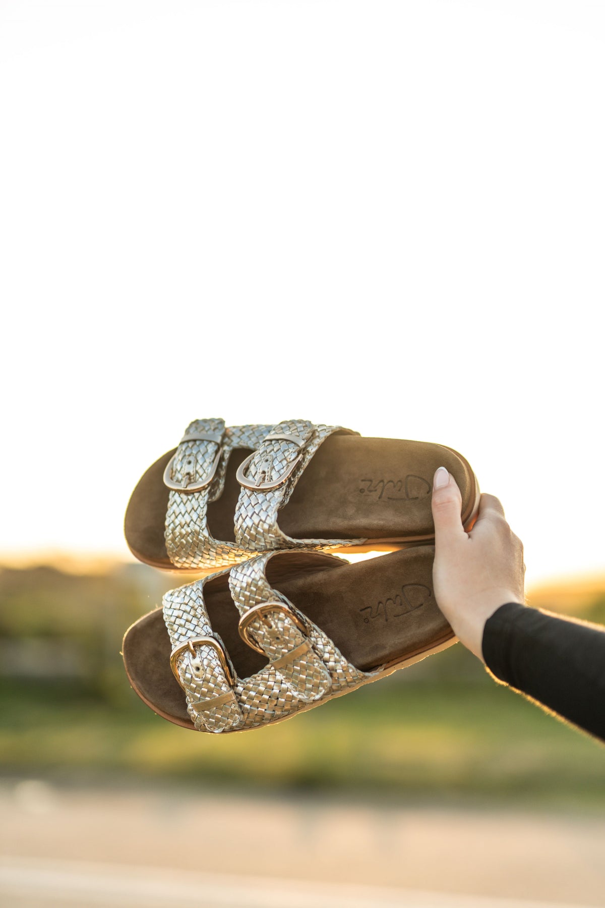 Hudson Sandal Rise Gold Woven