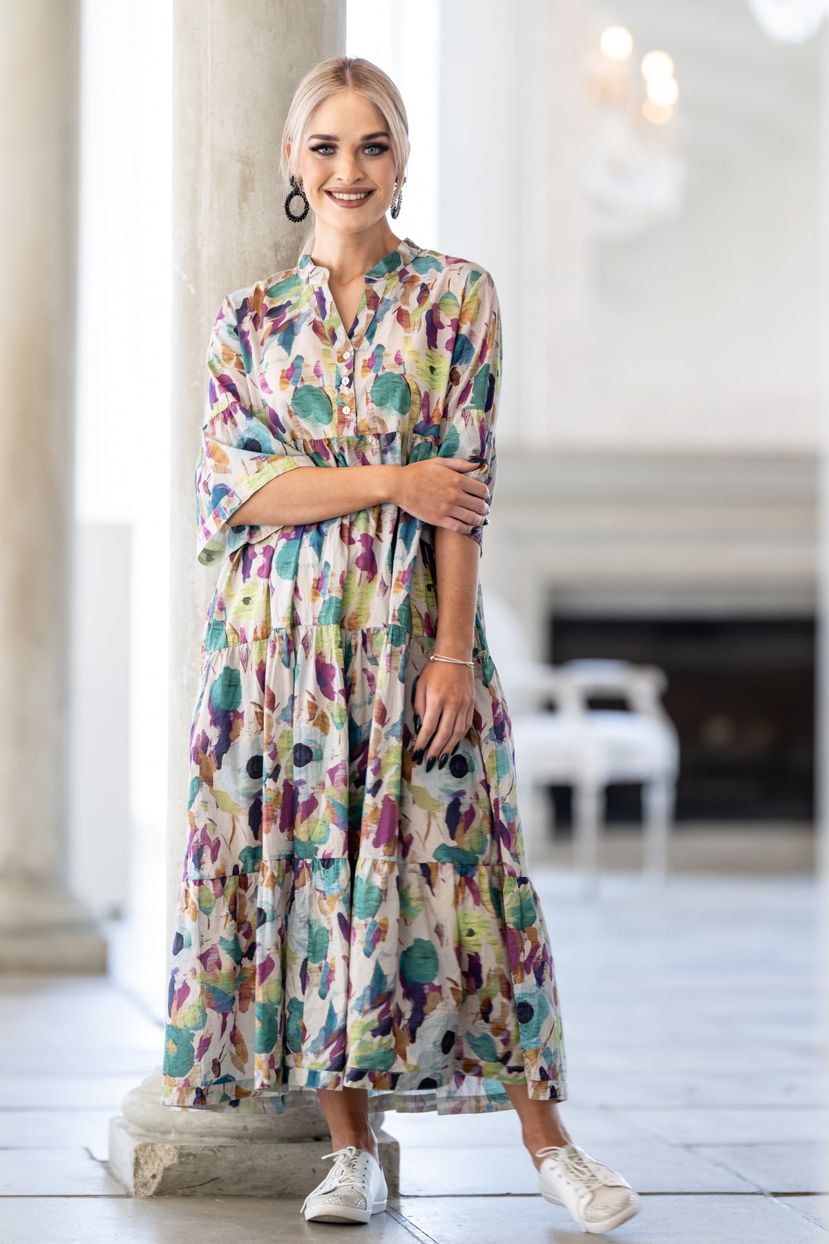 Jasmine Fresco Dress Painted Escape