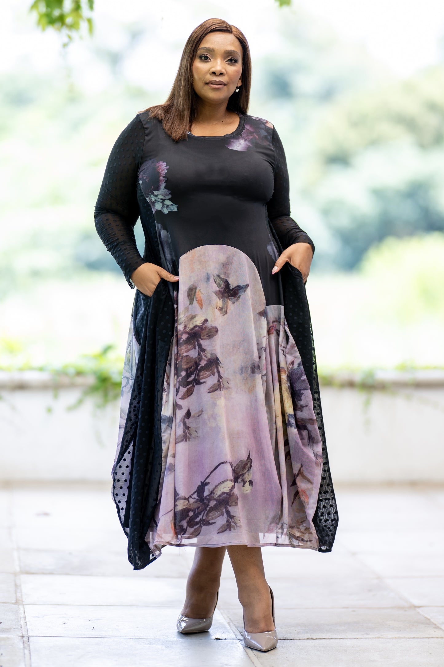 Ink Blossom Dress