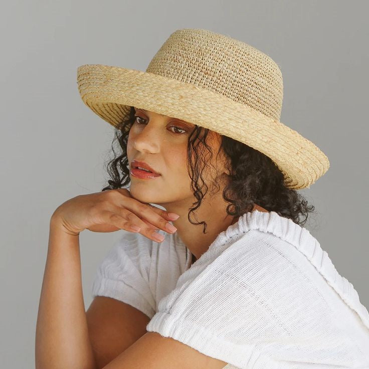 Raffia Breton Sun Hat