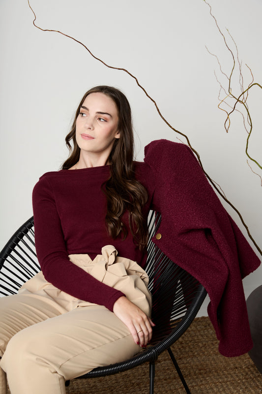 Malorca Top Burgundy