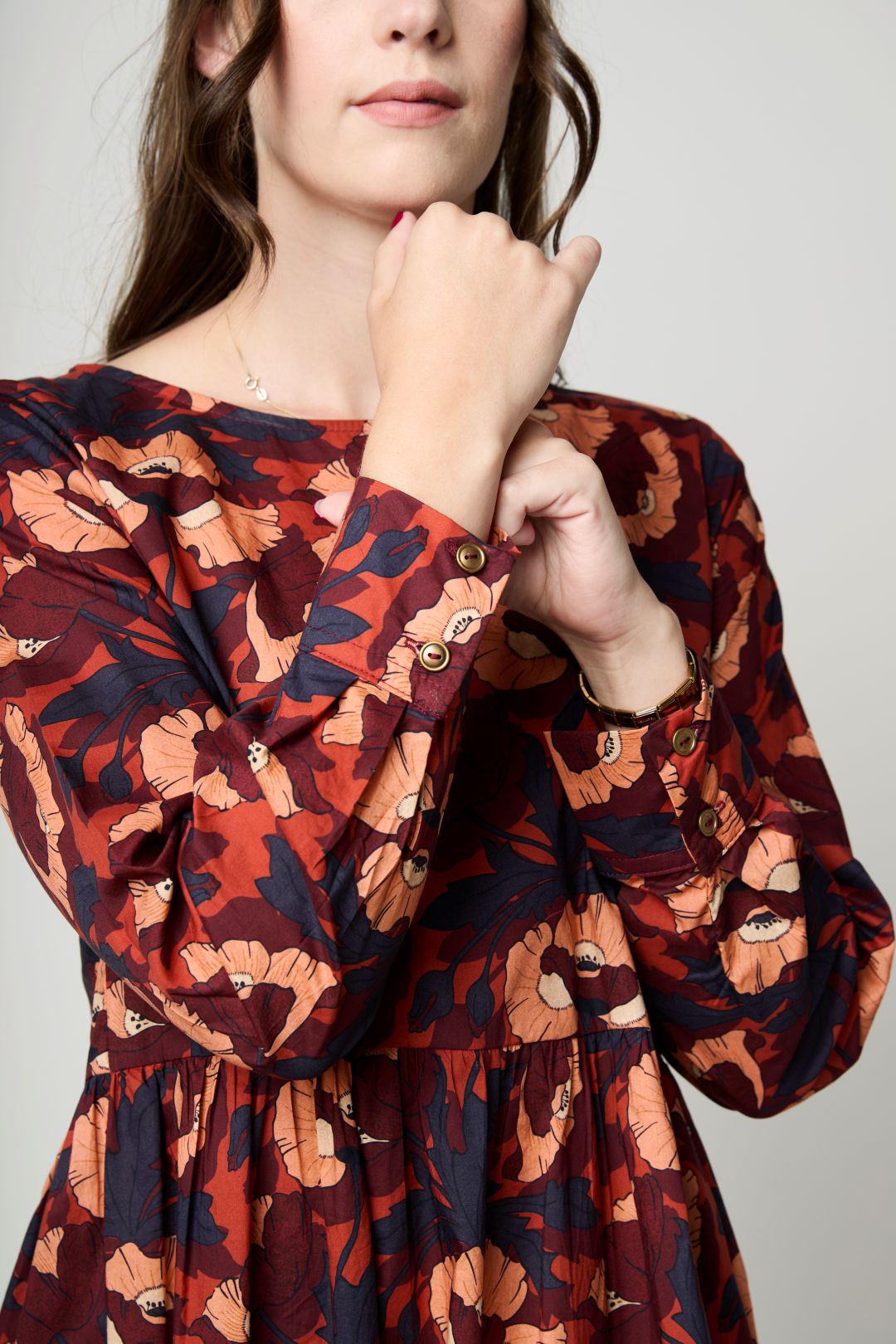 Emily Dress Butterfield Poppy