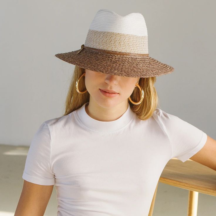 Tina Fedora Sun Hat Mushroom