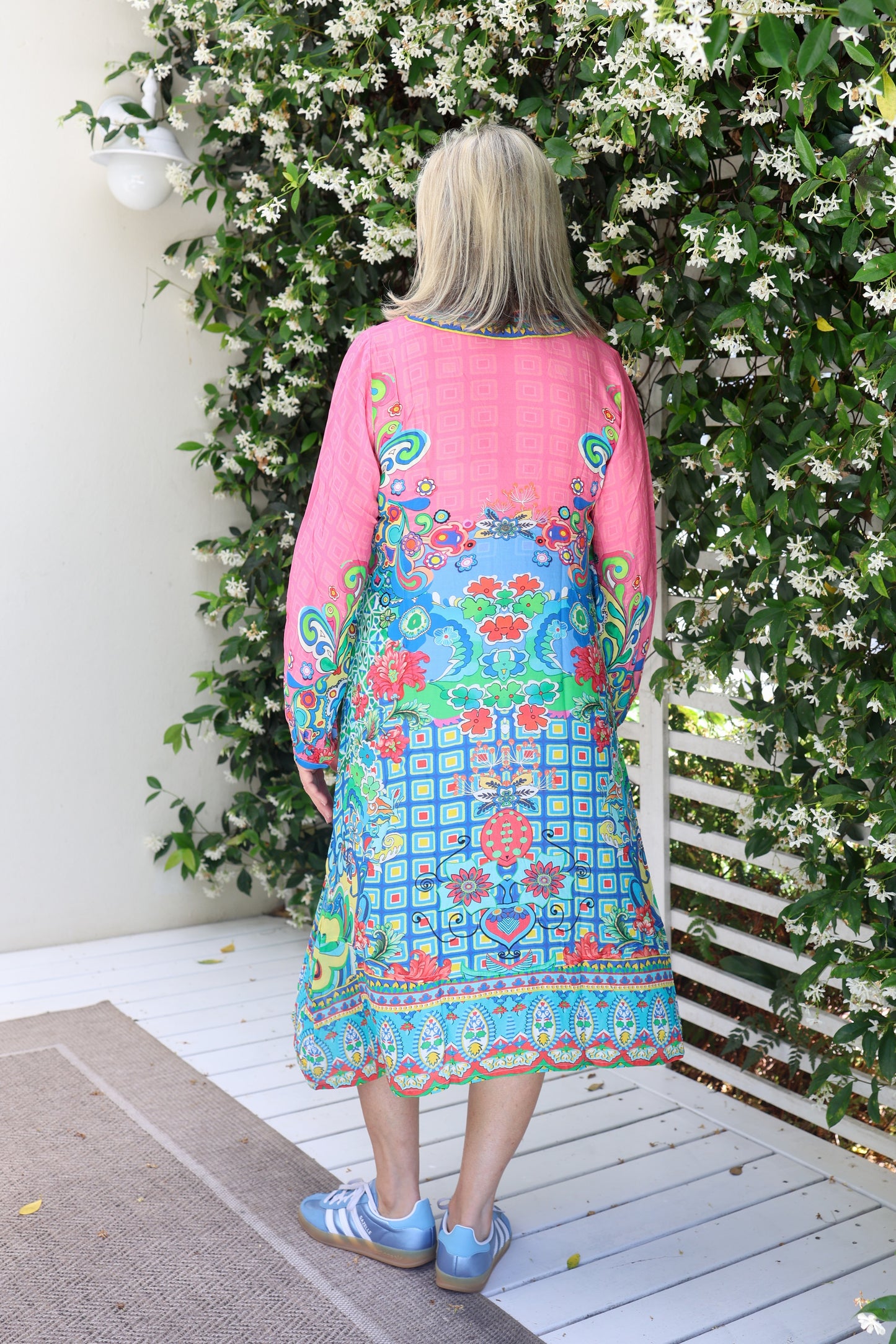 Plett Kaftan Dress Pink