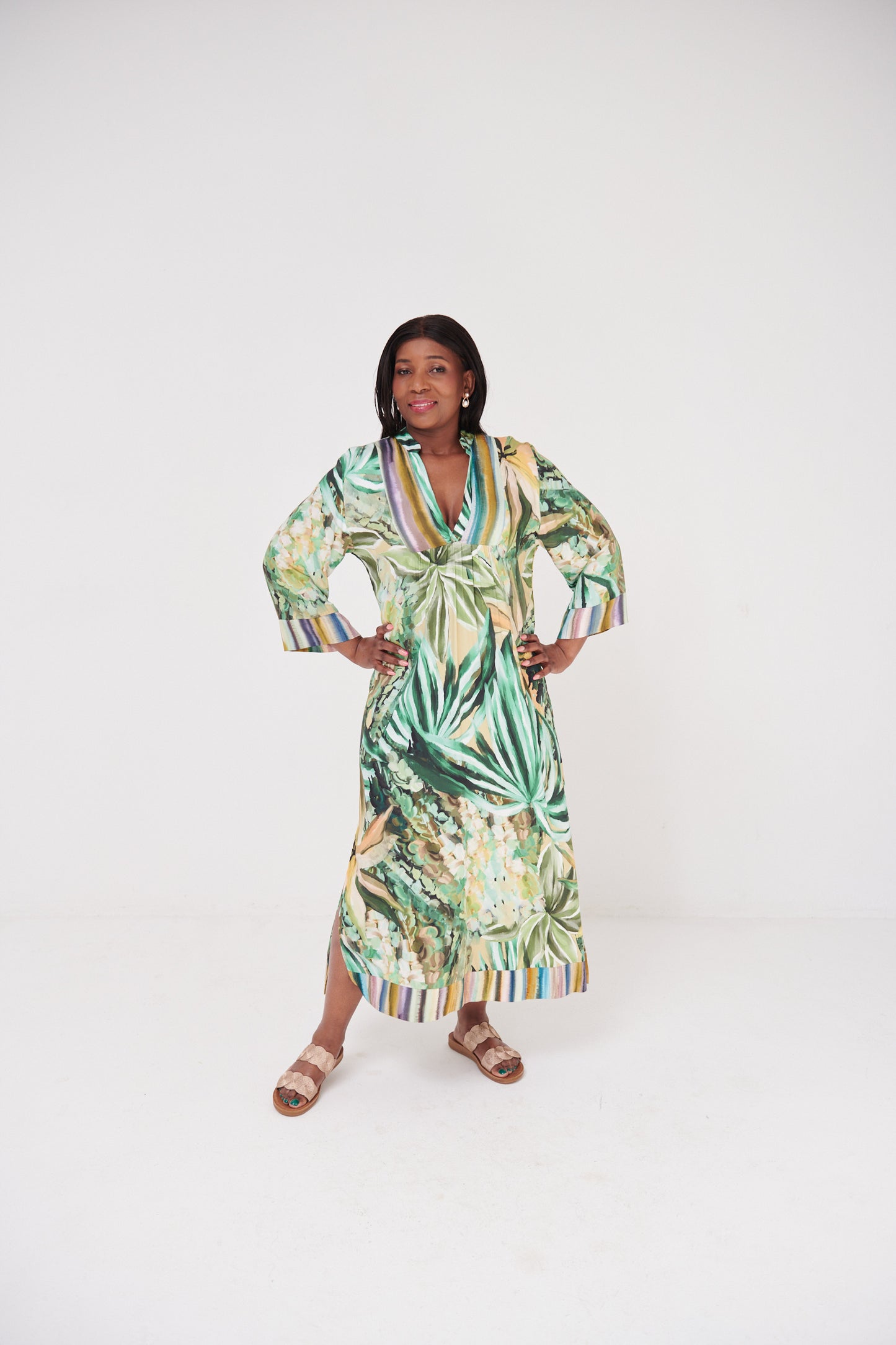 Hygge Kaftan Snapdragon Olive
