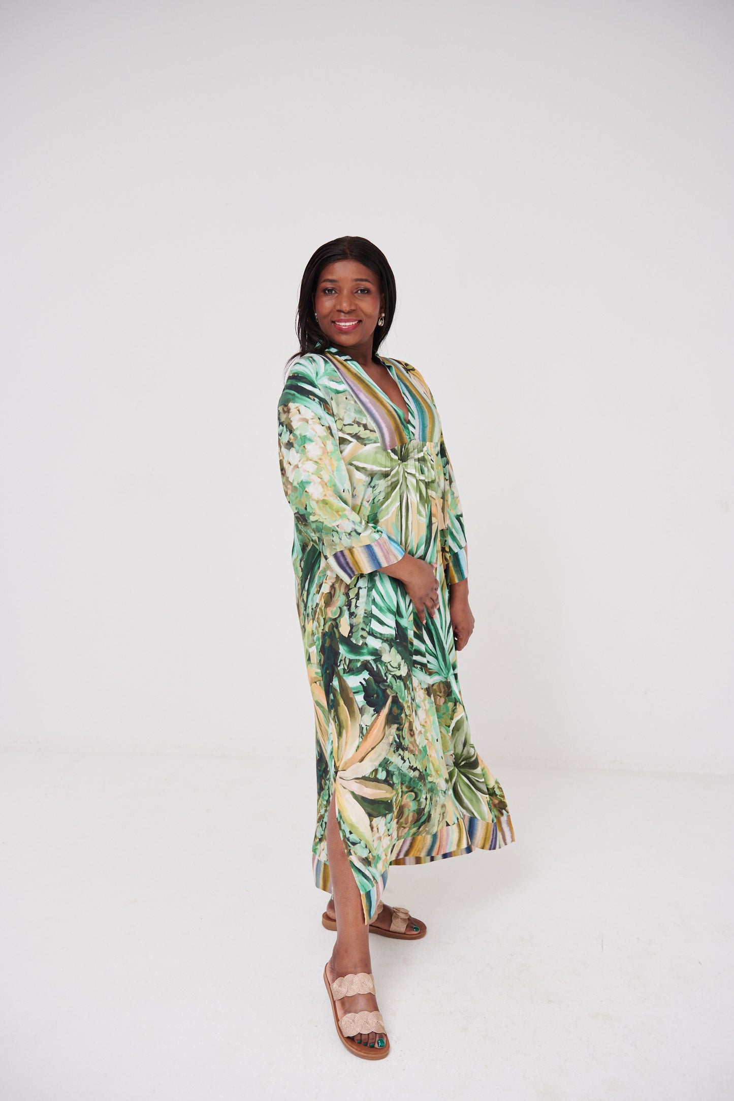 Hygge Kaftan Snapdragon Olive