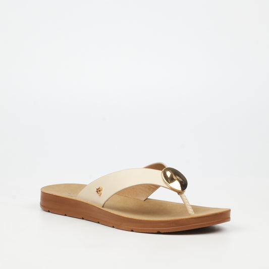Zina Beige Ladies Sandal