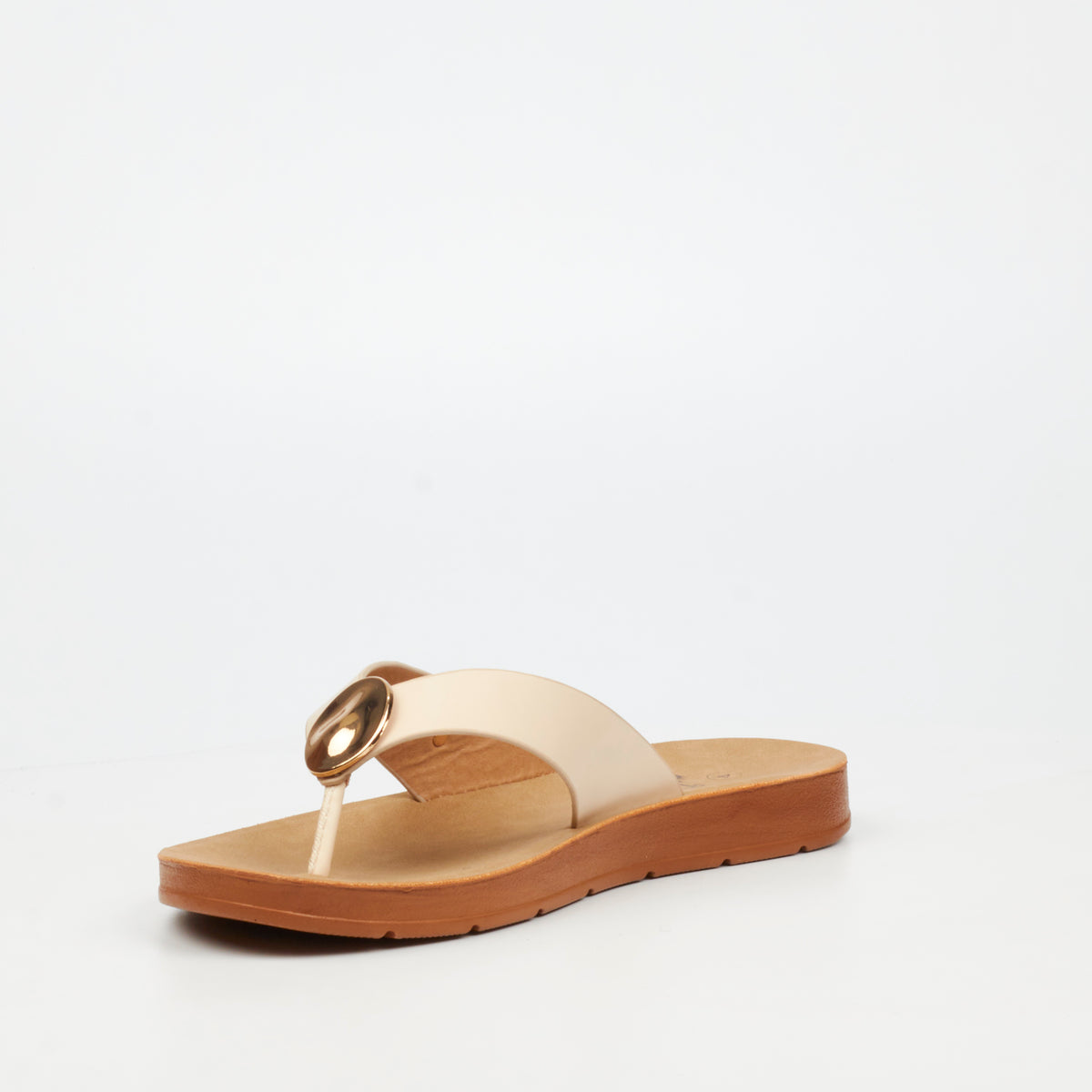 Zina Beige Ladies Sandal