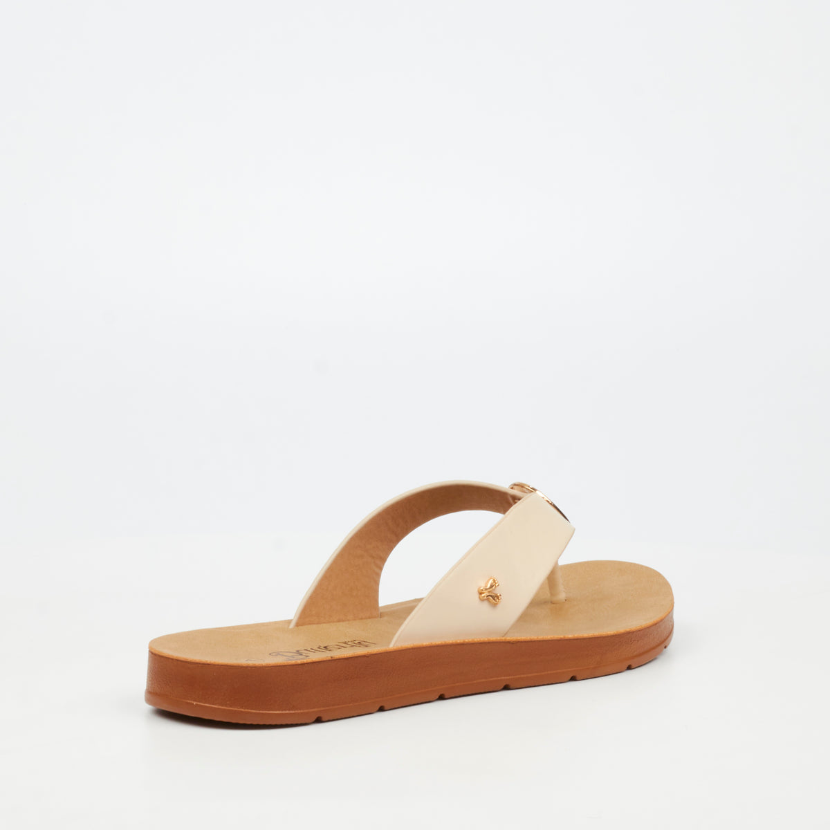 Zina Beige Ladies Sandal