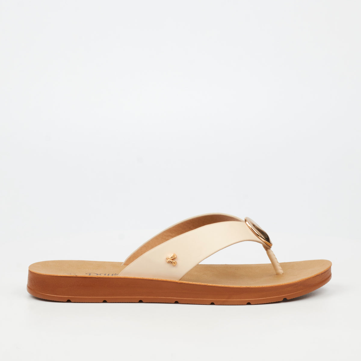 Zina Beige Ladies Sandal