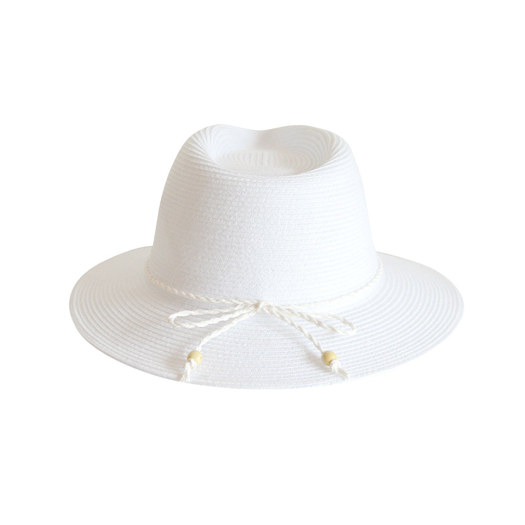 Avoca Fedora Sun Hat White