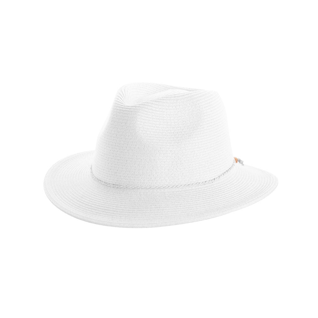 Avoca Fedora Sun Hat White