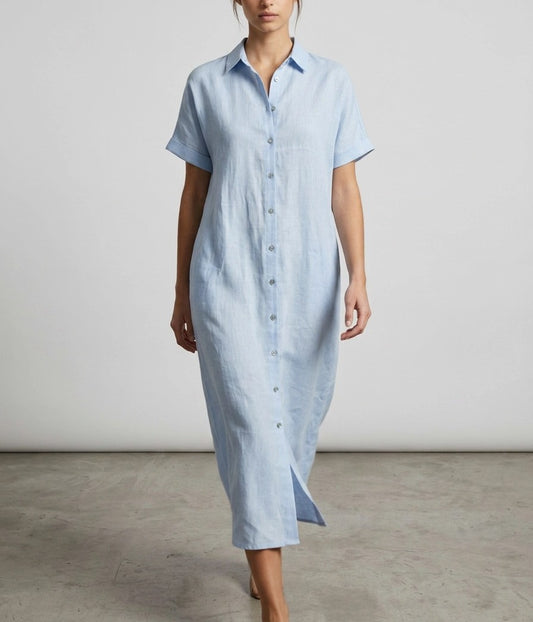 The Med Dress Powder Blue
