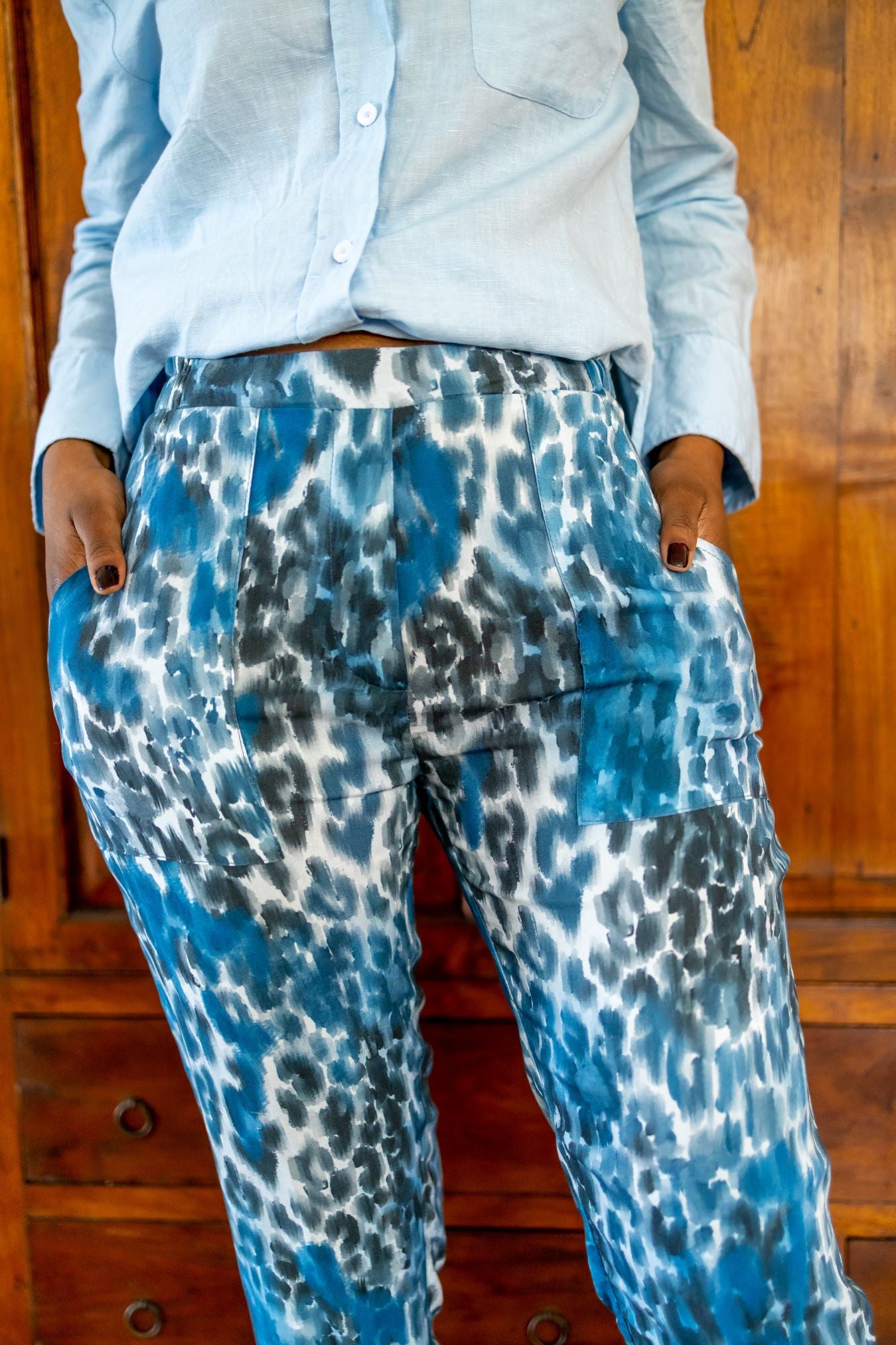 Slouchy Pants Indigo Blues