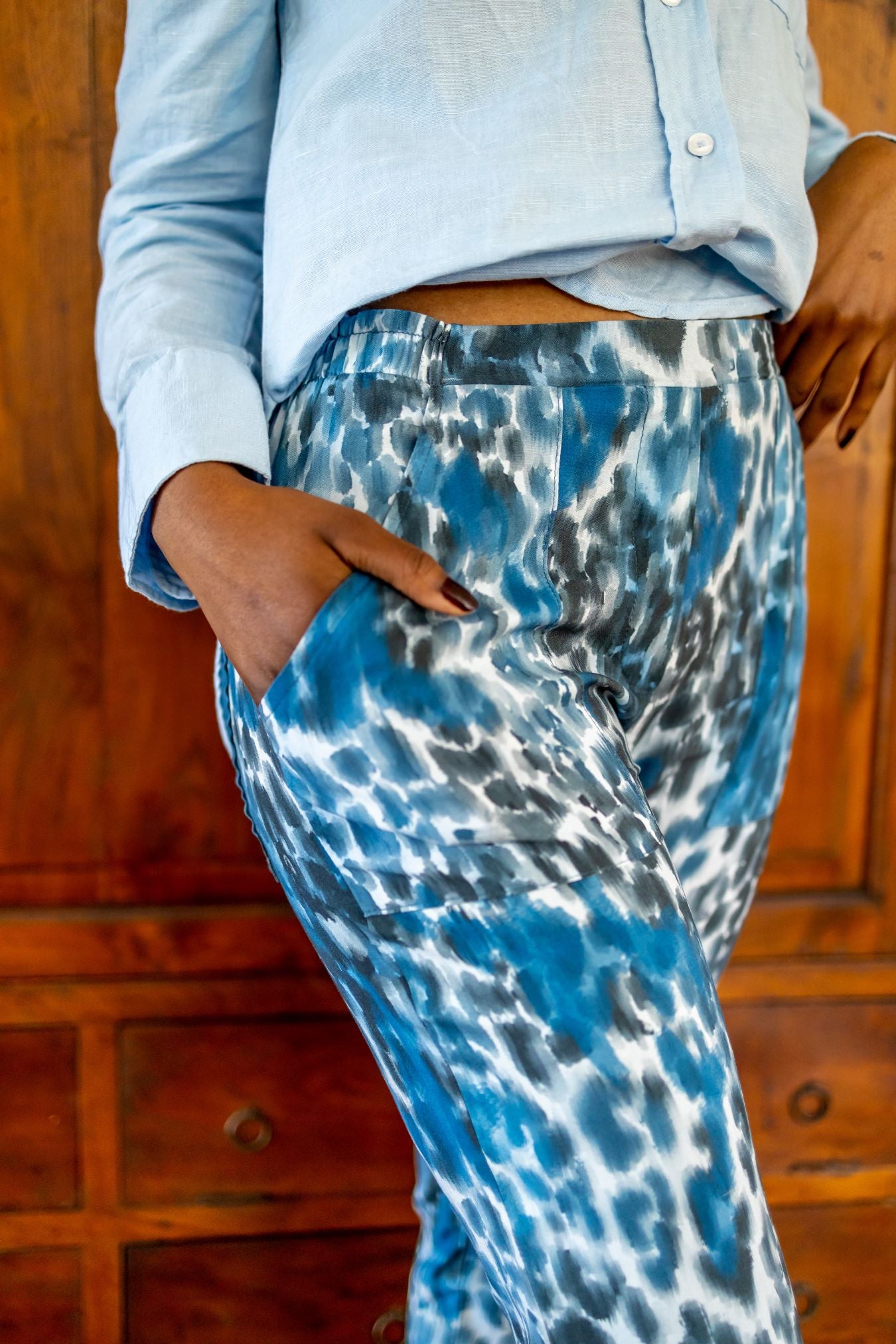 Slouchy Pants Indigo Blues