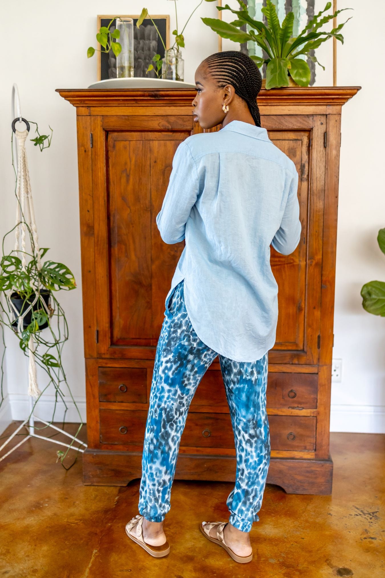 Slouchy Pants Indigo Blues