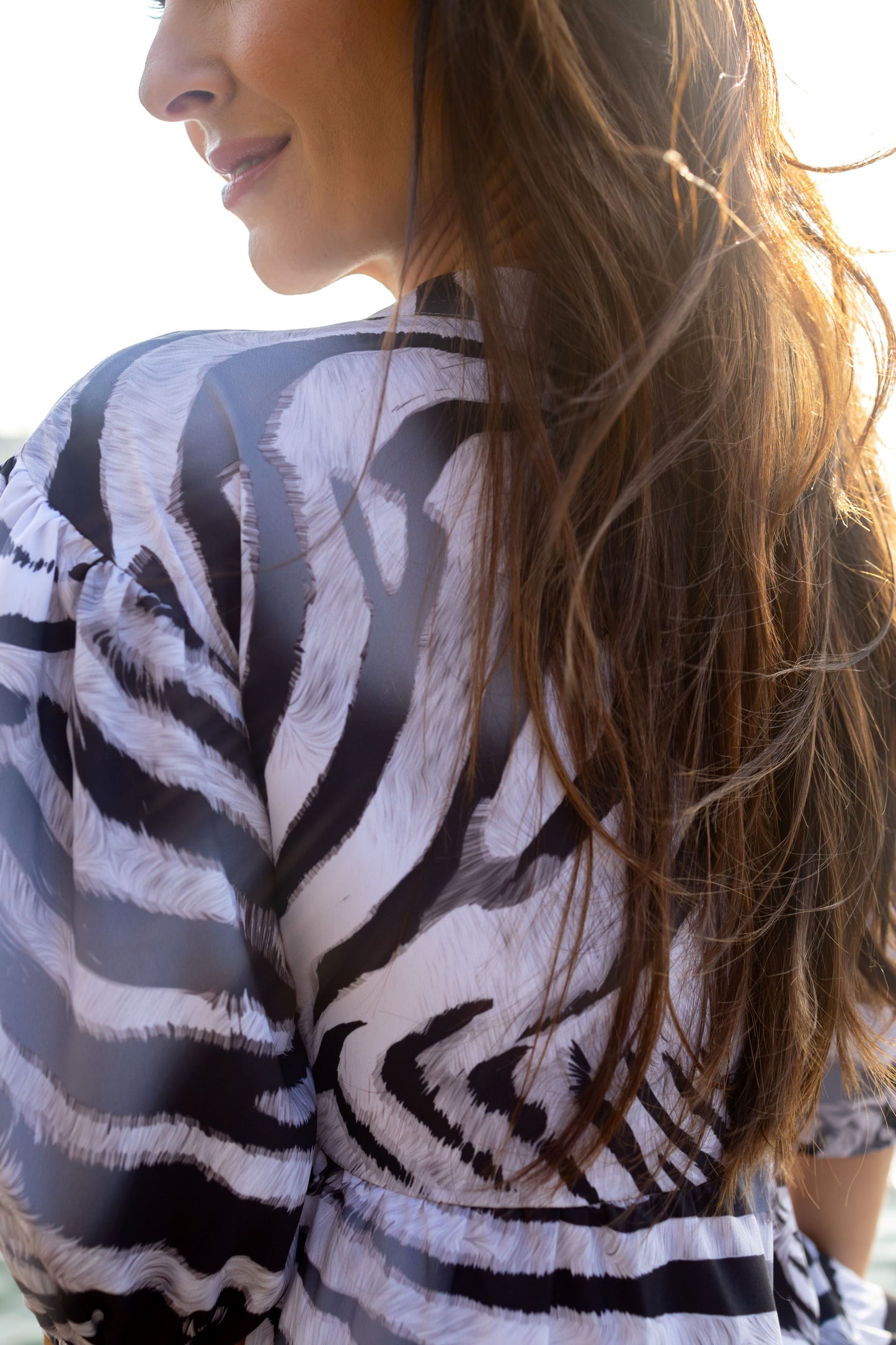 Asha Dress Zebra
