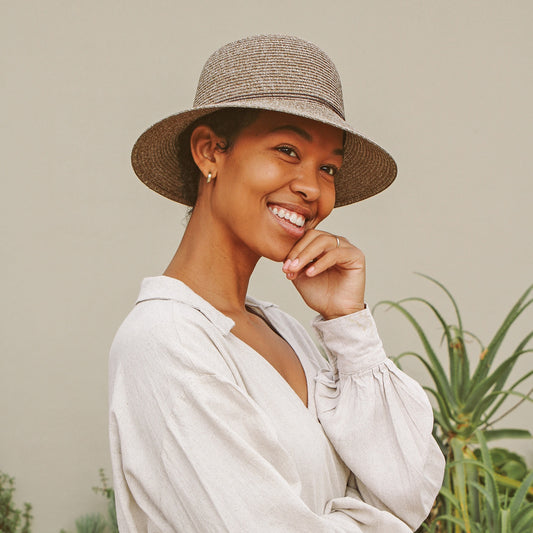 Lacey Bucket Sun Hat Suede