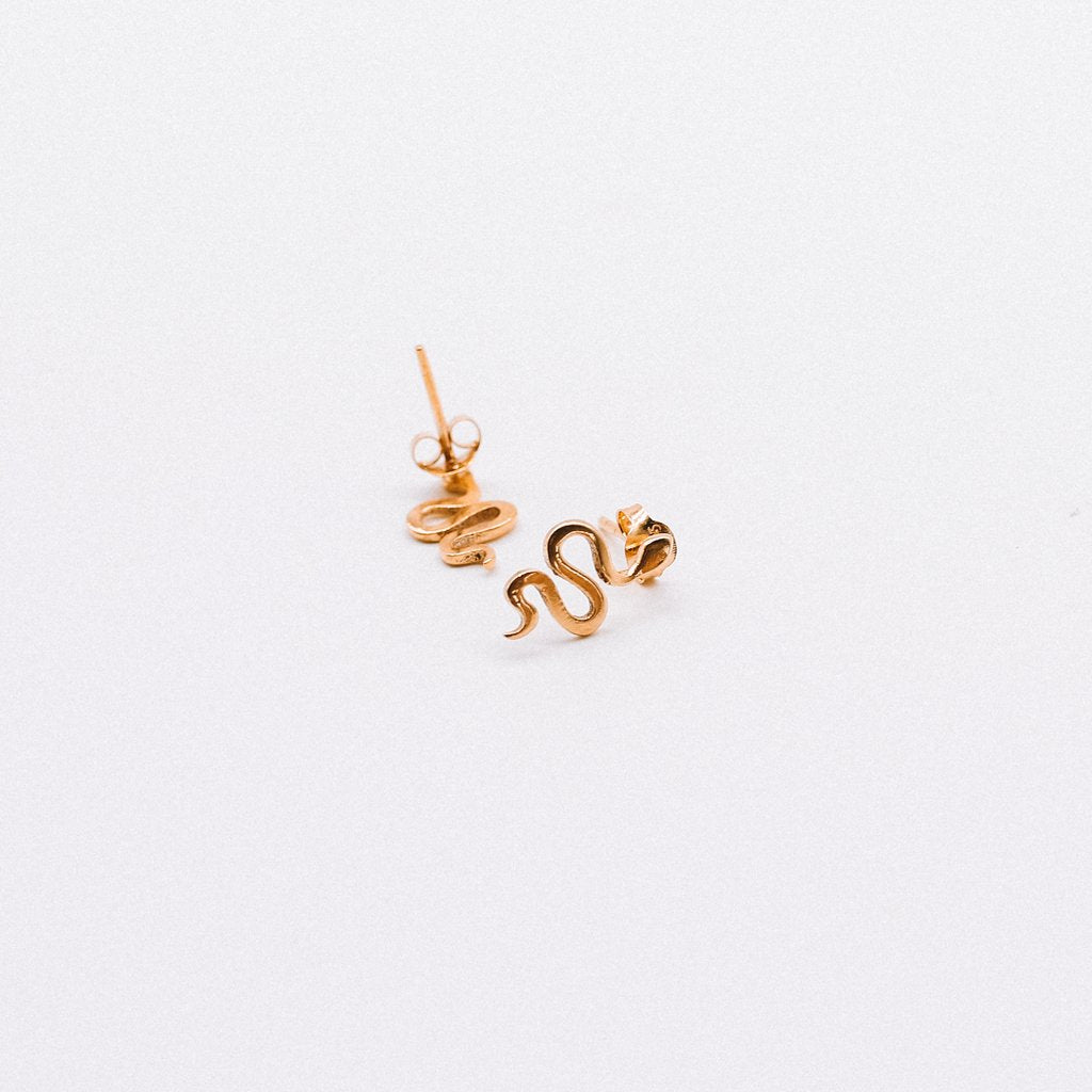 Snake Stud Earrings