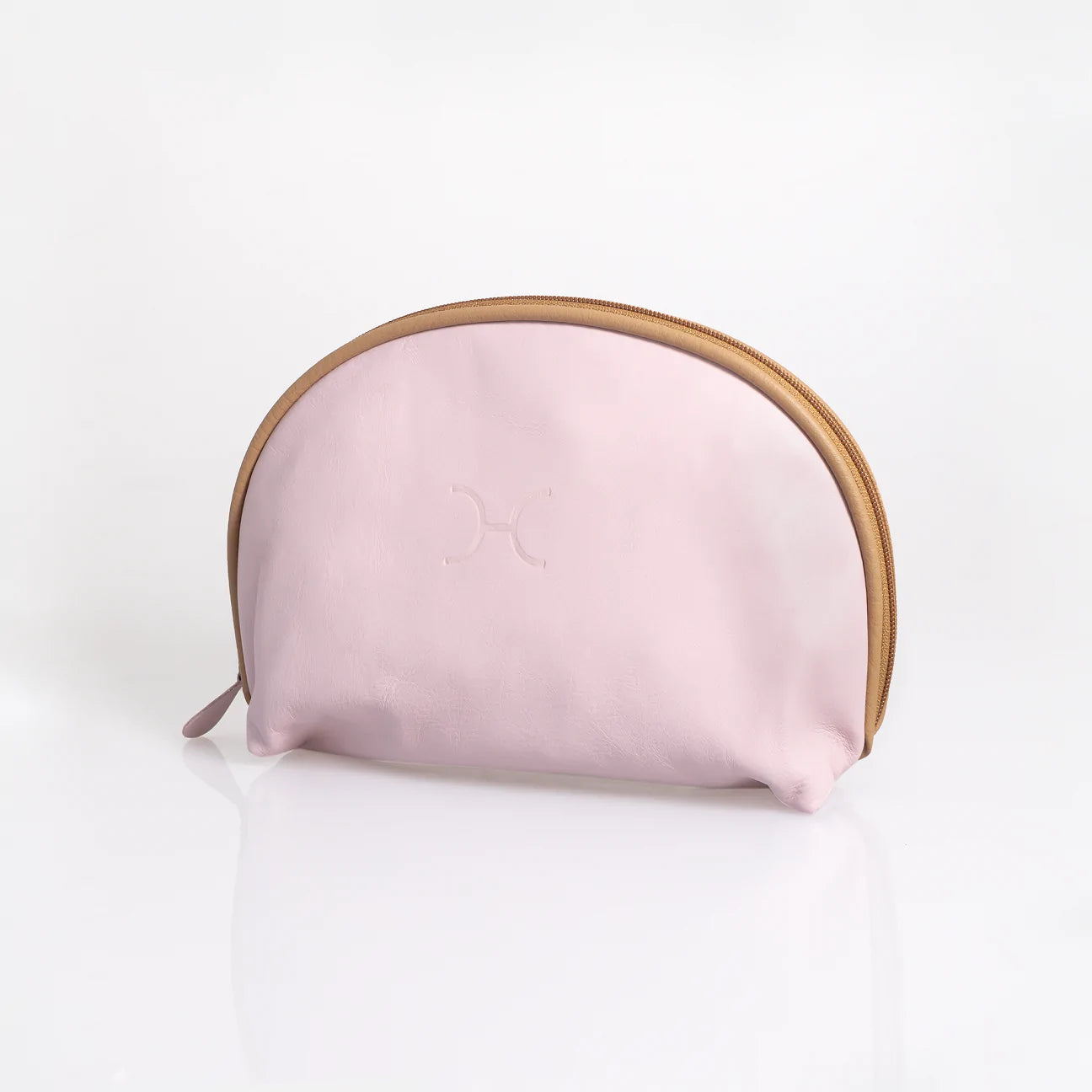 Big Mouth Cosmetic Bag Leather