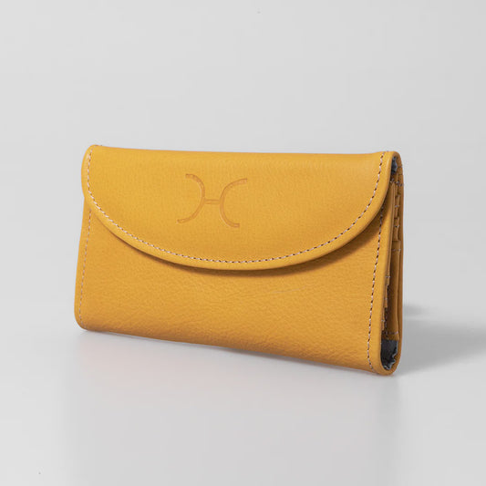 Ladies Wallet Mustard Leather