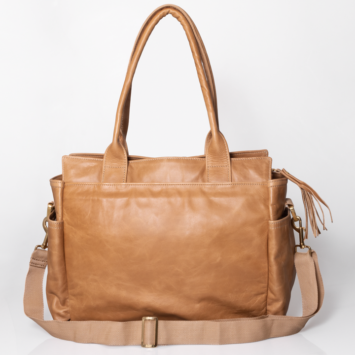 Noa Nappy Bag Leather