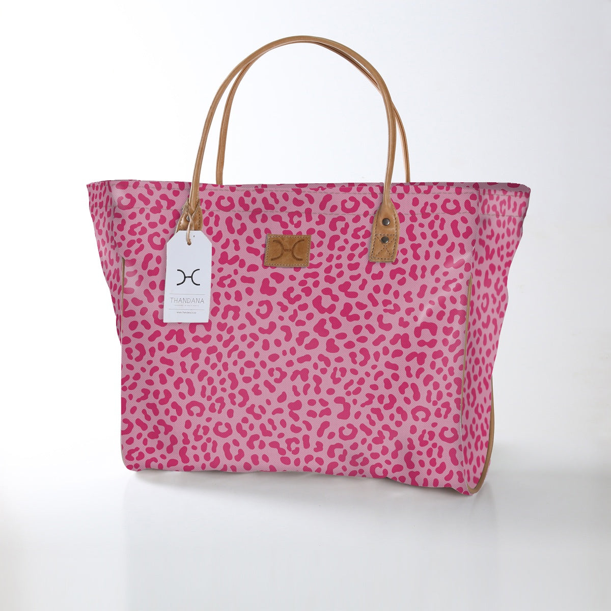 Utility Shopper Pink Animal Print